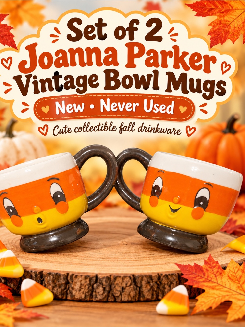 Transpac Johanna Parker Vintage Bowl Mugs